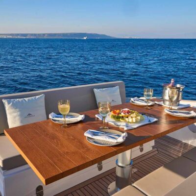 mesa terraza yate