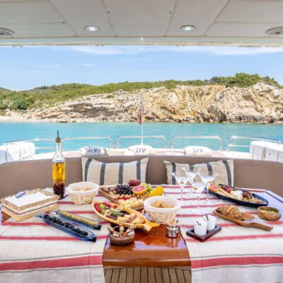mesa comedor terraza yate