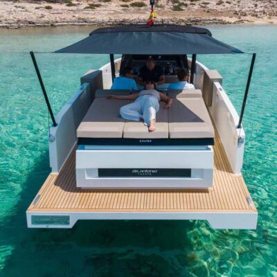 paltaforma bano bimini popa lancha