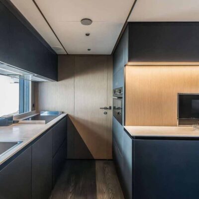 cocina interior yate