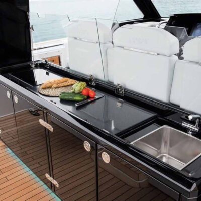 cocina exterior yate