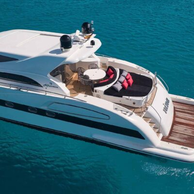 Plataforma bano yate blanco