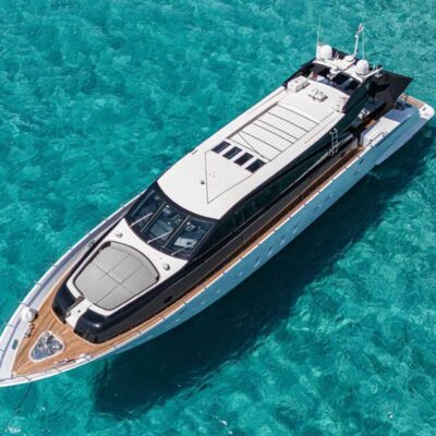 super yate fondeo vista dron