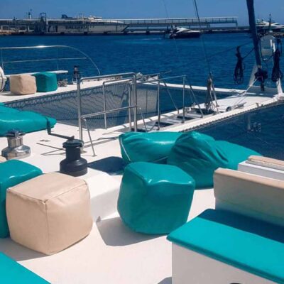catamaran velero terraza
