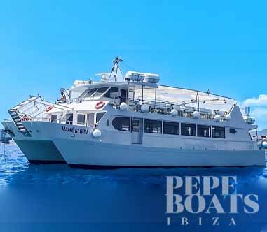catamaran grande logo pepeboats ibiza